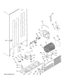 08 - Unit Parts parts for Ge Refrigerator ETS22XBPDRBB from AppliancePartsPros.com