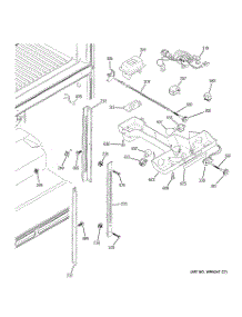 05 - Fresh Food Section parts for Ge Refrigerator GTS22KCPDRBB from AppliancePartsPros.com