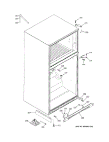07 - Case Parts parts for Ge Refrigerator GTS22WCPDRWW from AppliancePartsPros.com