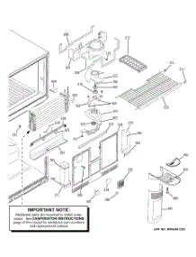 03 - Freezer Section parts for Ge Refrigerator GTL22JBPDRBS from AppliancePartsPros.com