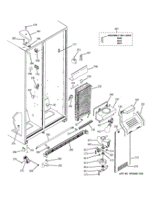 03 - Freezer Section parts for Ge Refrigerator GSS20IBTBCC from AppliancePartsPros.com
