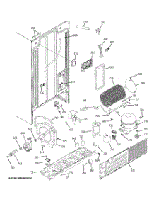 08 - Sealed System & Mother Board parts for Ge Refrigerator GSH22JSTESS from AppliancePartsPros.com