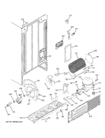 07 - Sealed System & Mother Board parts for Ge Refrigerator GSS22IBTBCC from AppliancePartsPros.com