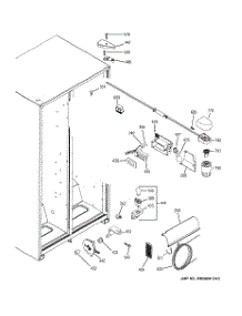 06 - Fresh Food Section parts for Ge Refrigerator BSS25JFTBWW from AppliancePartsPros.com