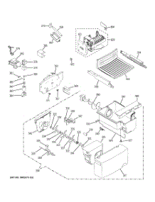 05 - Ice Maker & Dispenser parts for Ge Refrigerator GSS22JETEBB from AppliancePartsPros.com