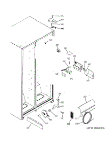 06 - Fresh Food Section parts for Ge Refrigerator MSS22IETBWW from AppliancePartsPros.com