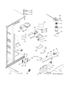 07 - Fresh Food Section parts for Ge Refrigerator GSS25WGTGWW from AppliancePartsPros.com