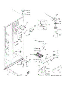07 - Fresh Food Section parts for Ge Refrigerator GSS25WGTBWW from AppliancePartsPros.com