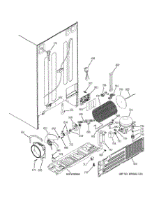 08 - Sealed System & Mother Board parts for Ge Refrigerator GCE23LBWAFBB from AppliancePartsPros.com