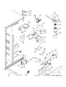 07 - Fresh Food Section parts for Ge Refrigerator GCF23KGWCWW from AppliancePartsPros.com