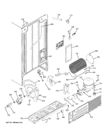 08 - Sealed System & Mother Board parts for Ge Refrigerator GSS25JETECC from AppliancePartsPros.com