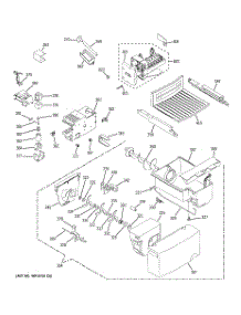 05 - Ice Maker & Dispenser parts for Ge Refrigerator ESH22JFWAWW from AppliancePartsPros.com
