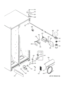 06 - Fresh Food Section parts for Ge Refrigerator ESH22JFWAWW from AppliancePartsPros.com