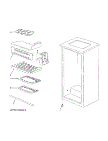 02 - Cabinet parts for Ge Refrigerator SFR03BAPAWW from AppliancePartsPros.com