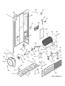 08 - Sealed System & Mother Board parts for Ge Refrigerator ESH22JFWBBB from AppliancePartsPros.com