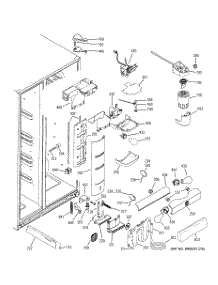 07 - Fresh Food Section parts for Ge Refrigerator GCE21MGTBFBB from AppliancePartsPros.com
