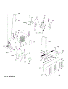 05 - Unit Parts parts for Ge Refrigerator GTS18TBSBBB from AppliancePartsPros.com