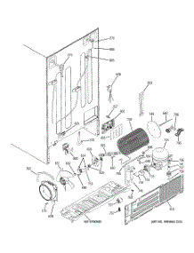 09 - Sealed System & Mother Board parts for Ge Refrigerator GCE23LGTBFWW from AppliancePartsPros.com