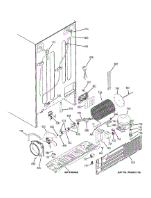 Sealed System & Mother Board parts for Ge Refrigerator CSW25LSWASS from AppliancePartsPros.com