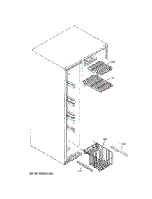 05 - Freezer Shelves parts for Ge Refrigerator GSS23QSWASS from AppliancePartsPros.com