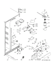 07 - Fresh Food Section parts for Ge Refrigerator GSF25TGWAWW from AppliancePartsPros.com