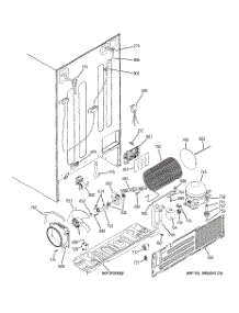 09 - Sealed System & Mother Board parts for Ge Refrigerator GSF25TGWAWW from AppliancePartsPros.com