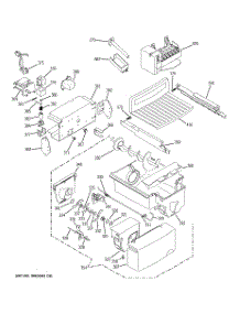 06 - Ice Maker & Dispenser parts for Ge Refrigerator GCE21LGTBFWW from AppliancePartsPros.com