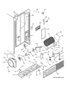 08 - Sealed System & Mother Board parts for Ge Refrigerator GSH22JFTBWW from AppliancePartsPros.com