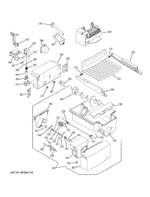 06 - Ice Maker & Dispenser parts for Ge Refrigerator GSS25WSWASS from AppliancePartsPros.com