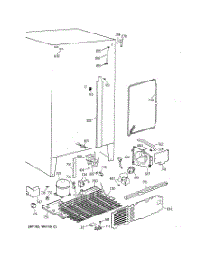 05 - Unit Parts parts for Ge Refrigerator TFX27FMA from AppliancePartsPros.com