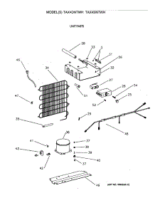 03 - Unit Parts parts for Ge Refrigerator TAX4SNTWH from AppliancePartsPros.com