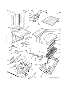 03 - Cabinet parts for Ge Refrigerator GDS18SBPBRSS from AppliancePartsPros.com