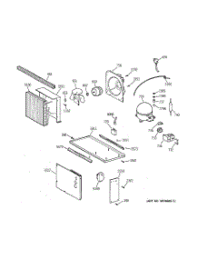 05 - Unit Parts parts for Ge Refrigerator ZIC36NAALH from AppliancePartsPros.com