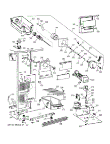 02 - Freezer Section parts for Ge Refrigerator TFX20JRXDAA from AppliancePartsPros.com