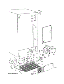 04 - Unit Parts parts for Ge Refrigerator TFX20JRXDAA from AppliancePartsPros.com