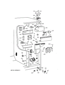 04 - Fresh Food Section parts for Ge Refrigerator TFT24PRXCWW from AppliancePartsPros.com