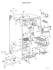 02 - Freezer Section parts for Ge Refrigerator TFX20DFB from AppliancePartsPros.com