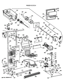 03 - Freezer Section parts for Ge Refrigerator TFX24PRXAWW from AppliancePartsPros.com