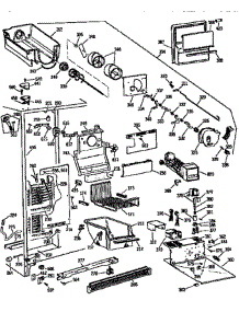 Freezer Section parts for Ge Refrigerator TFX24PRAXBB from AppliancePartsPros.com