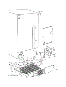 05 - Unit Parts parts for Ge Refrigerator TFT24PAXCWW from AppliancePartsPros.com