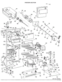 03 - Freezer Section parts for Ge Refrigerator TFX24RKB from AppliancePartsPros.com