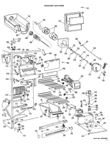 03 - Freezer Section parts for Ge Refrigerator TFX24EJF from AppliancePartsPros.com