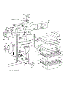 03 - Fresh Food Section parts for Ge Refrigerator TFJ20JAZBAA from AppliancePartsPros.com