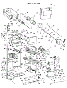 03 - Freezer Section parts for Ge Refrigerator TFX24EKD from AppliancePartsPros.com
