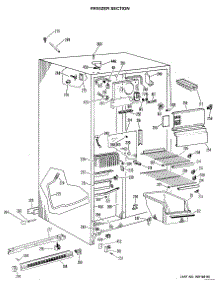 02 - Freezer Section parts for Ge Refrigerator TFX22KKB from AppliancePartsPros.com
