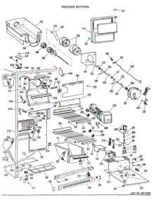 03 - Freezer Section parts for Ge Refrigerator TFX24VLB from AppliancePartsPros.com