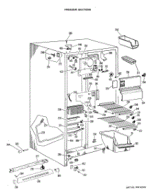 02 - Freezer Section parts for Ge Refrigerator TFX20KHB from AppliancePartsPros.com