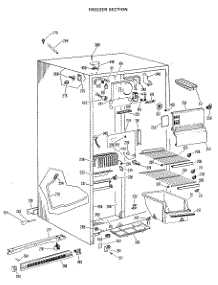 02 - Freezer Section parts for Ge Refrigerator TFX22KKD from AppliancePartsPros.com