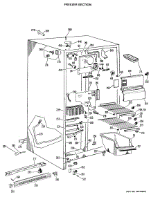 02 - Freezer Section parts for Ge Refrigerator TFX20DJF from AppliancePartsPros.com