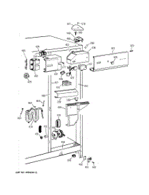 04 - Fresh Food Section parts for Ge Refrigerator TFT22PRXCWW from AppliancePartsPros.com